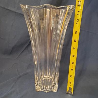 Heavy Glass Vase