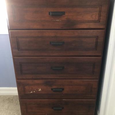 Brown 4 Drawer Dresser