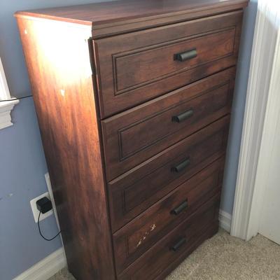 Brown 4 Drawer Dresser