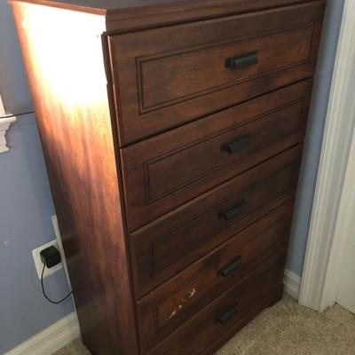 Brown 4 Drawer Dresser