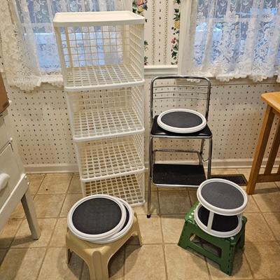 Stepstools, Shelves & Lazy Susans (K-JS)