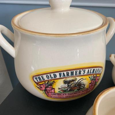 Bean Pot Set w Bowls
