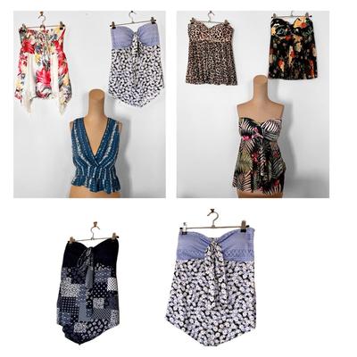 Lot of 8 Womenâ€™s Summer Tops Sz S- M