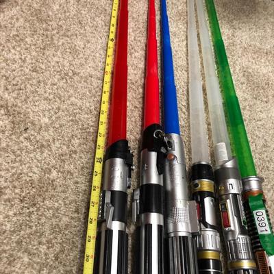 6 Lightsaber Toys w/ Under Armour Sack