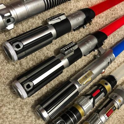 6 Lightsaber Toys w/ Under Armour Sack