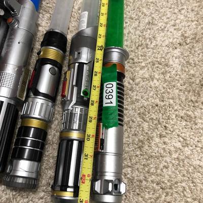 6 Lightsaber Toys w/ Under Armour Sack