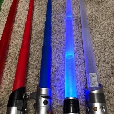 6 Lightsaber Toys w/ Under Armour Sack