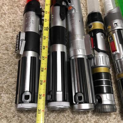 6 Lightsaber Toys w/ Under Armour Sack