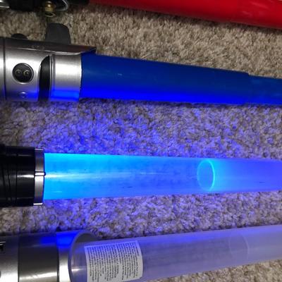 6 Lightsaber Toys w/ Under Armour Sack