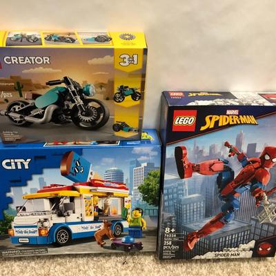 3 New in Box Lego Sets
