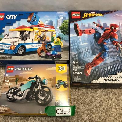 3 New in Box Lego Sets