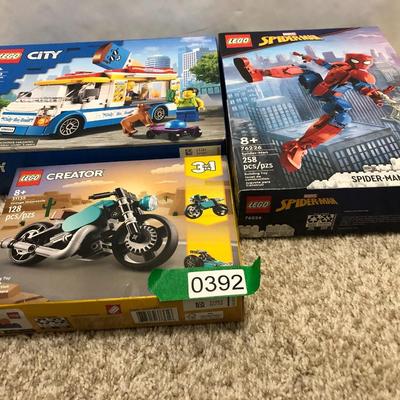 3 New in Box Lego Sets