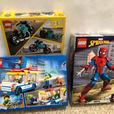 3 New in Box Lego Sets