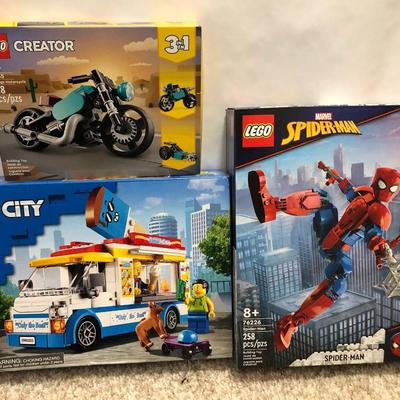 3 New in Box Lego Sets