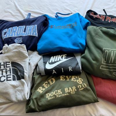 HUGE Menâ€™s Hoodies Swearshirt Lot