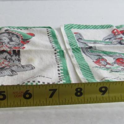 Lot 347: 2 Vintage Child's Hankies, Tom Thumb