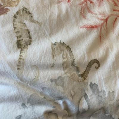 Pottery Barn Nautical Comforter Bedding Set w Pillows 93x88