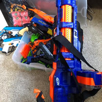 HUGE NERF Lot with XL Elite Shooter and X Shot Game plus much more