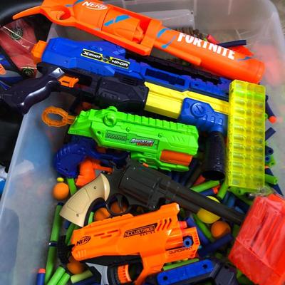 HUGE NERF Lot with XL Elite Shooter and X Shot Game plus much more