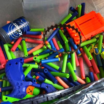 HUGE NERF Lot with XL Elite Shooter and X Shot Game plus much more