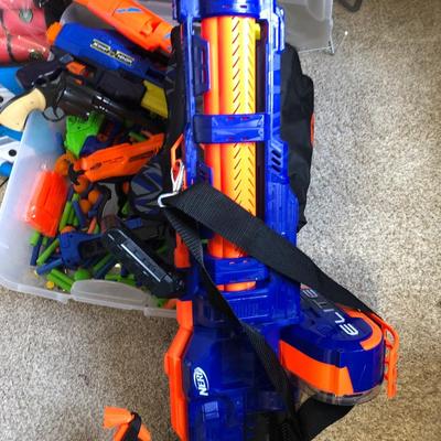 HUGE NERF Lot with XL Elite Shooter and X Shot Game plus much more