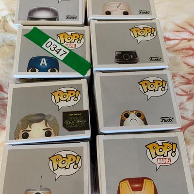Star Wars Funko Pops In boxes