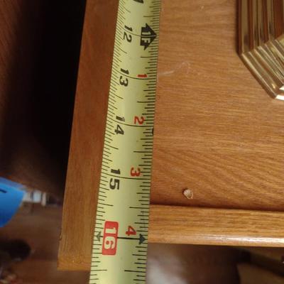 Wood Finish Two Drawer Filing Cabinet