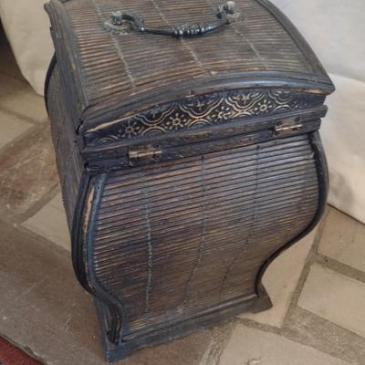Large Rattan Decorative Storage Box
