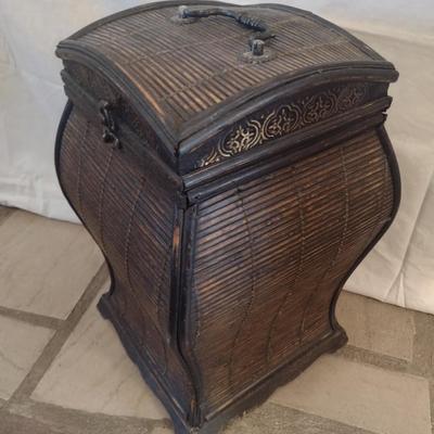 Large Rattan Decorative Storage Box