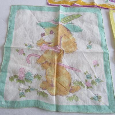 Lot 348: 3 Vintage Child's Hankies
