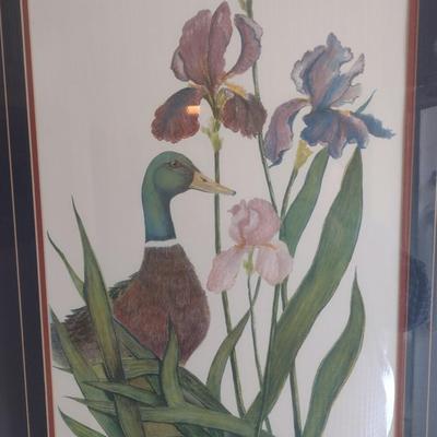 Framed Watercolor Limited-Edition Print 148/350 by Ben Kiger
