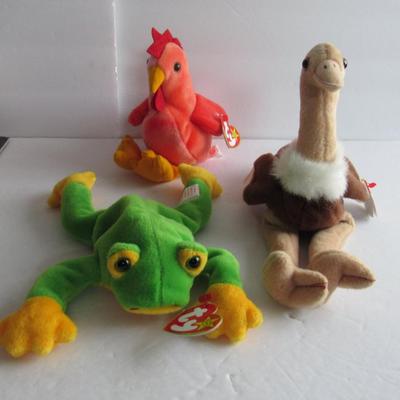 Lot 353: 3 Older Beanie Babies, Nice Shape