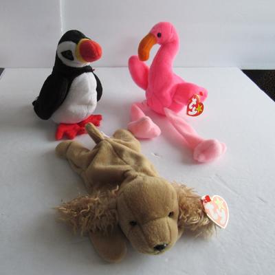 Lot 354: 3 Older Beanie Babies, Nice Shape