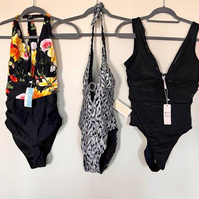 3 New w Tags Swimsuits Sz. M