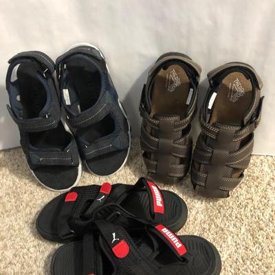 Three Pair Boys Sandals