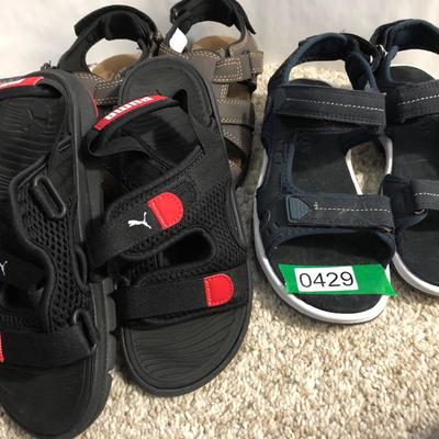 Three Pair Boys Sandals