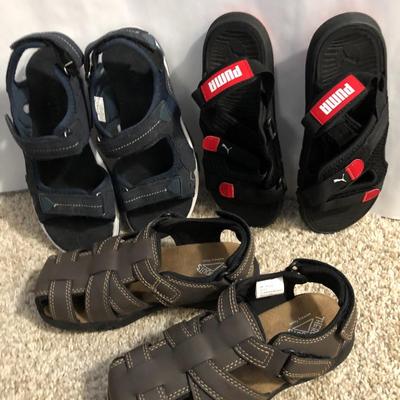 Three Pair Boys Sandals