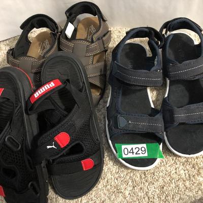 Three Pair Boys Sandals