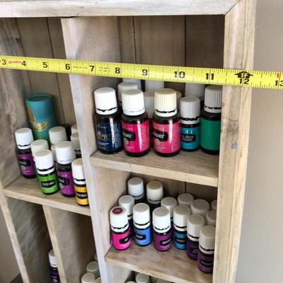 Young Living Essential Oils & Aromatherapy with Wall Shelf