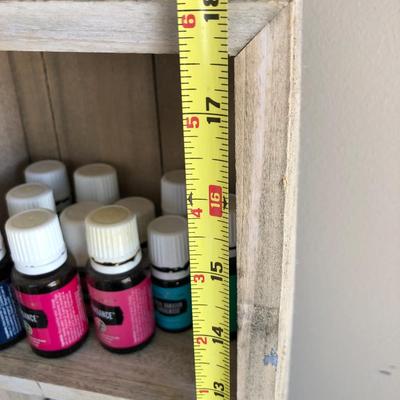 Young Living Essential Oils & Aromatherapy with Wall Shelf