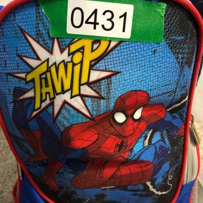 Childrenâ€™s Spider-Man Backpack & Sleeping Bag