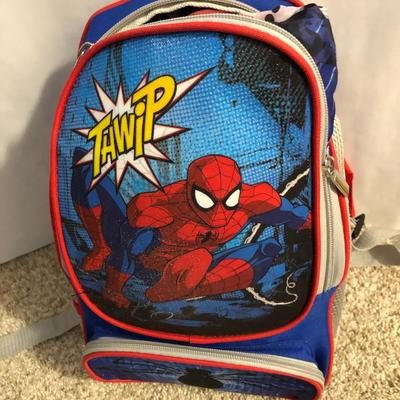 Childrenâ€™s Spider-Man Backpack & Sleeping Bag