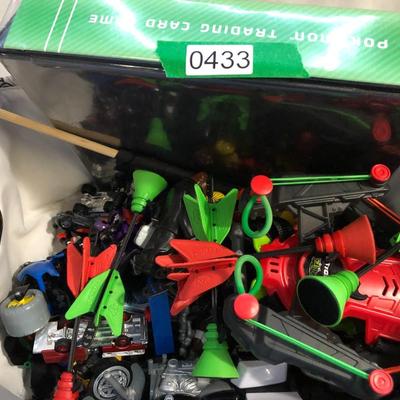 Action Figures, Cars, Air Storm Zing + more