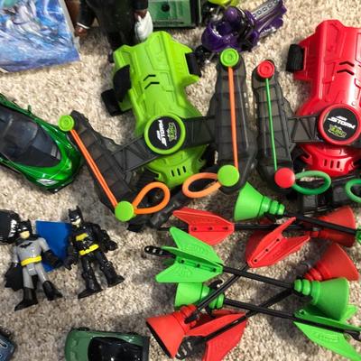 Action Figures, Cars, Air Storm Zing + more
