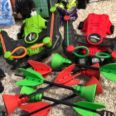 Action Figures, Cars, Air Storm Zing + more