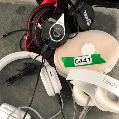 Headphones: BEATS by dr. dre, Rock Jam, MPOW, & Sony earplugs