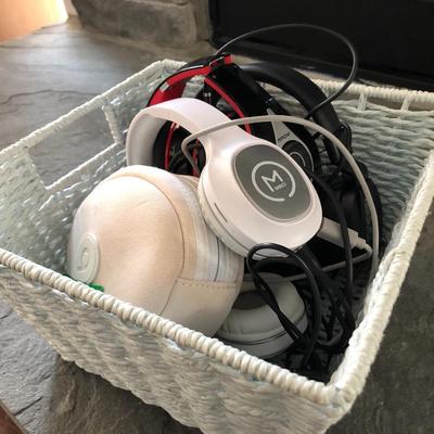 Headphones: BEATS by dr. dre, Rock Jam, MPOW, & Sony earplugs