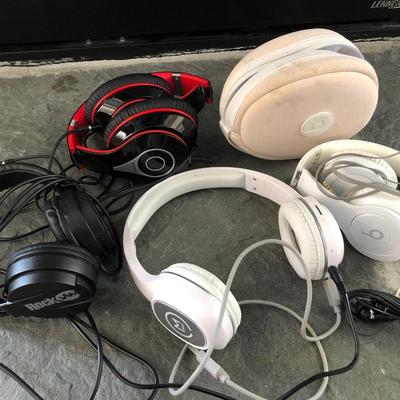 Headphones: BEATS by dr. dre, Rock Jam, MPOW, & Sony earplugs