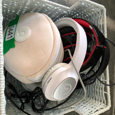 Headphones: BEATS by dr. dre, Rock Jam, MPOW, & Sony earplugs