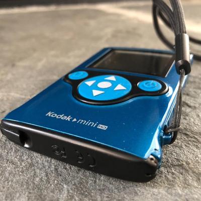 Blue Kodak Mini and Sanyo Camera